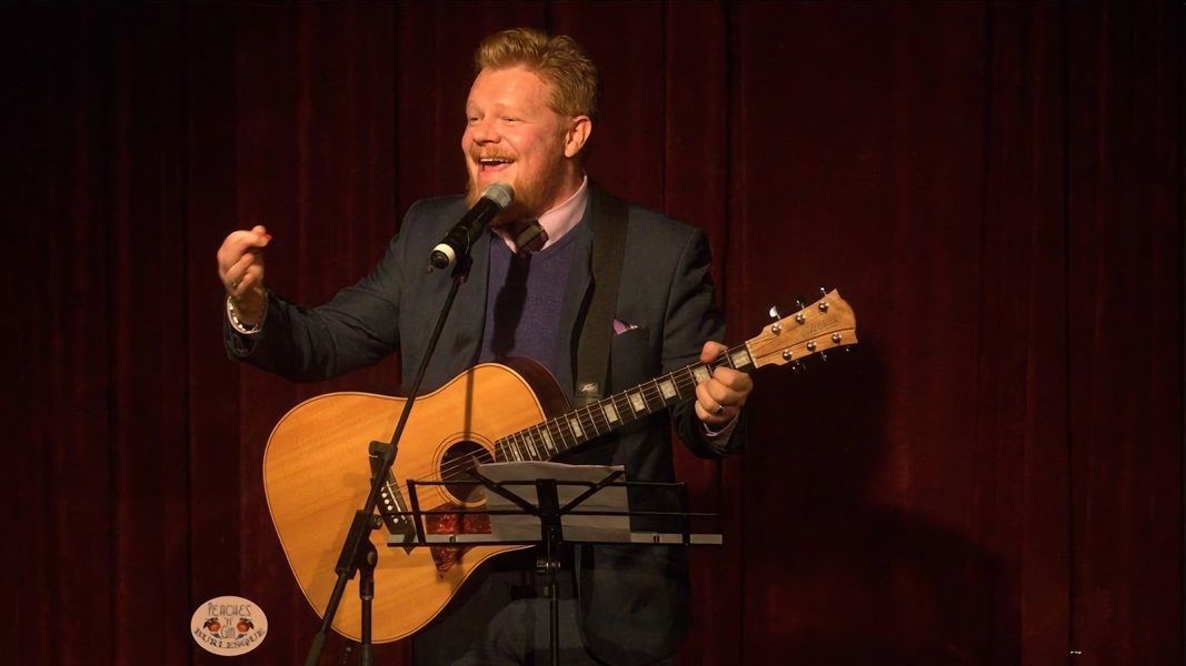 Rohan Watts, acoustic guitar and singer solo in Adelaide