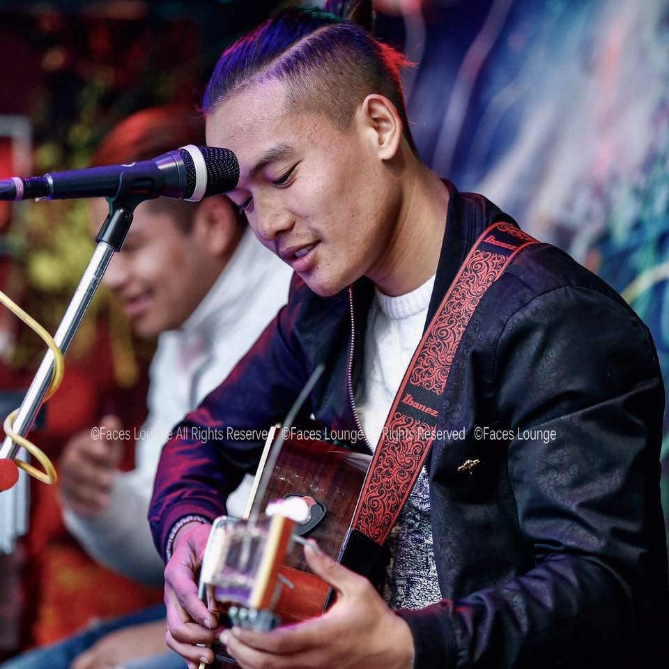 Tsundue Lama, musical soloist in Adelaide