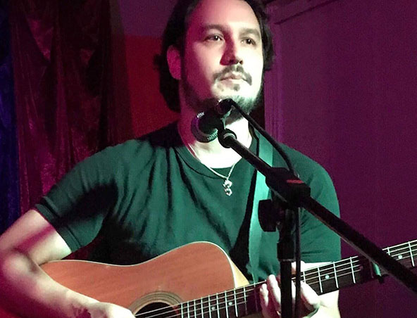 Simon, musical soloist in Adelaide