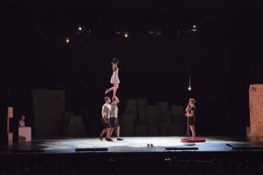 Gravity & Other Myths, acrobat in Adelaide