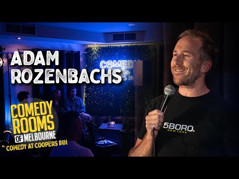 Adam Rozenbachs, comedian in Melbourne