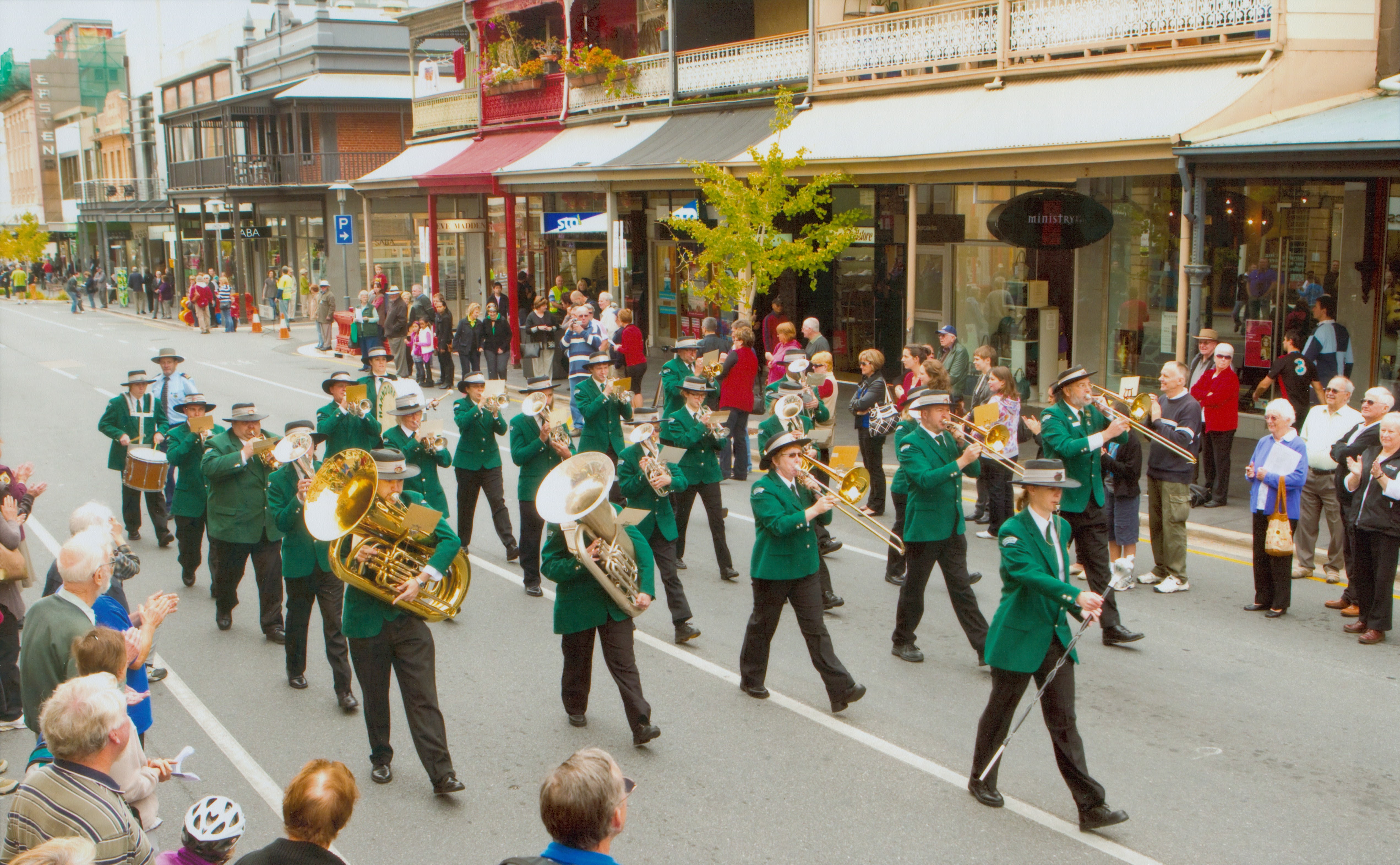 Hahndorf Town, brass band in Adelaide