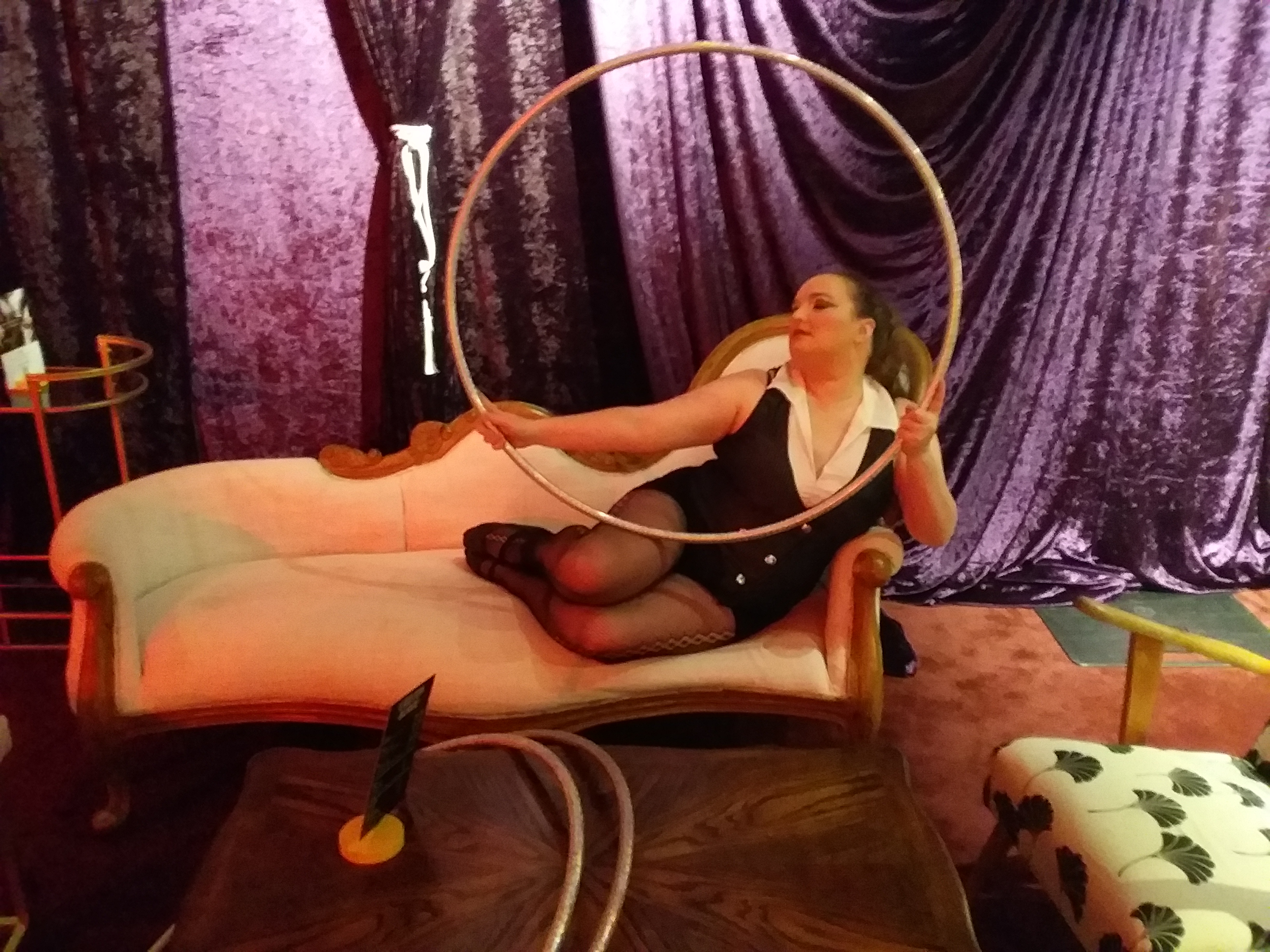 Kate Lawrence, acrobat in Adelaide