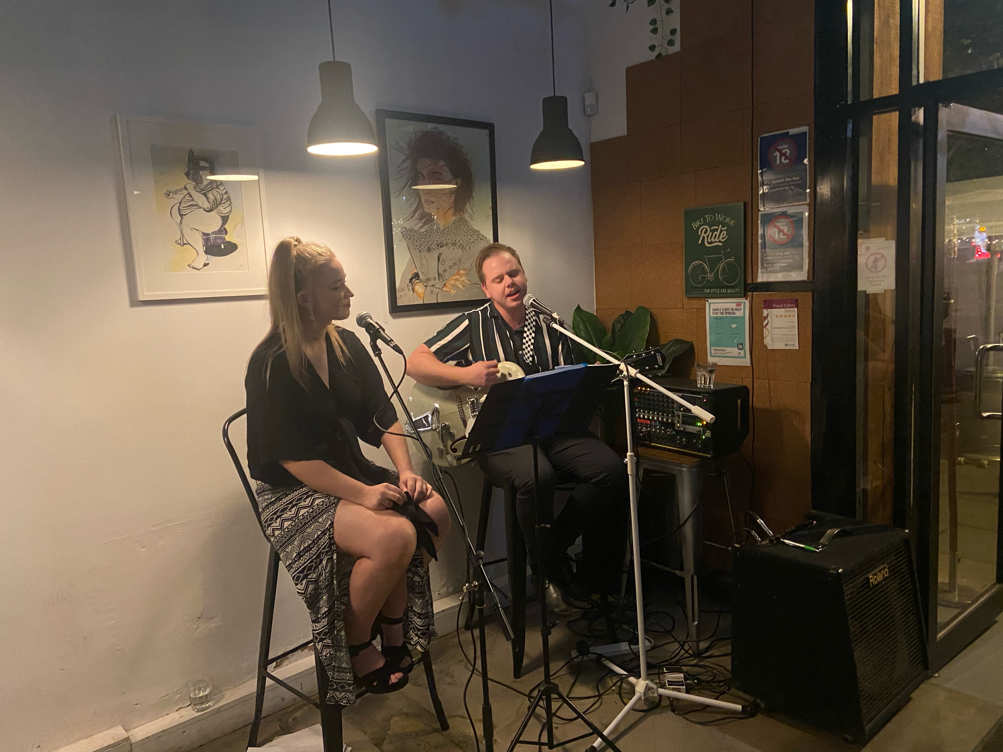 Jr., musical duo in Adelaide