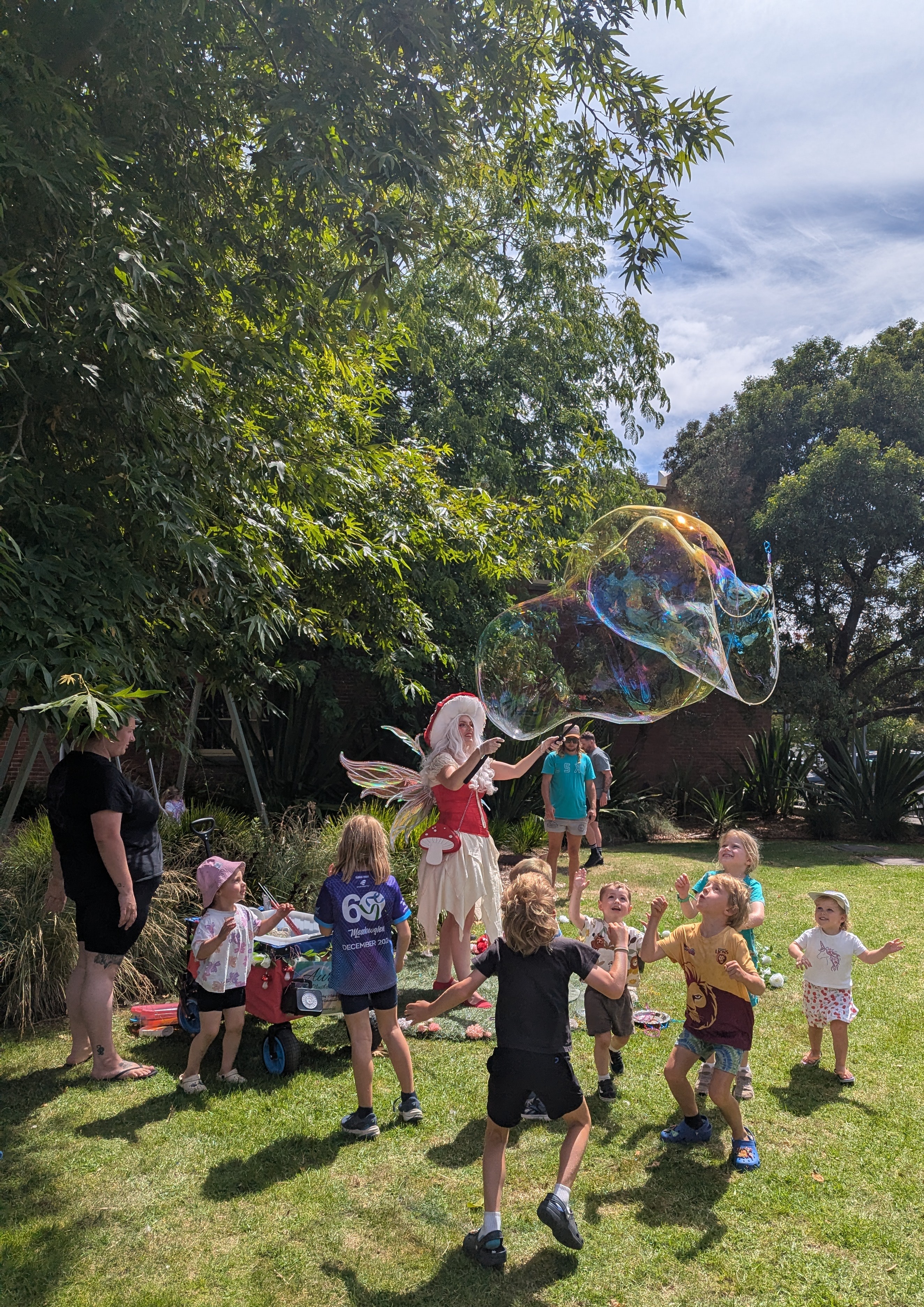 Aurora the Mushroom Fairy, face painting in Adelaide