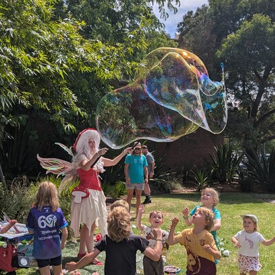 Aurora the Mushroom Fairy, face painting in Adelaide, photo 2
