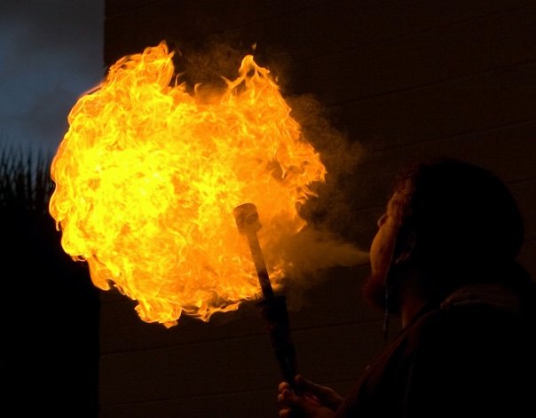 Pyro Passion, fire performer in Adelaide