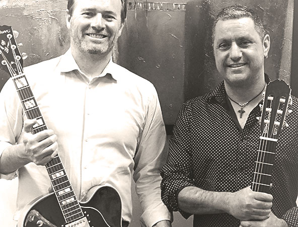 Alex Zito and Carl Salt, guitar duo in Adelaide