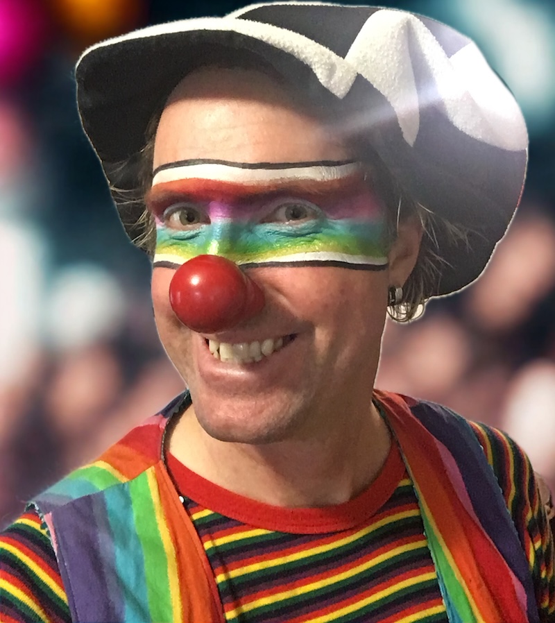 Jamie the Clown, balloon twister in Albany
