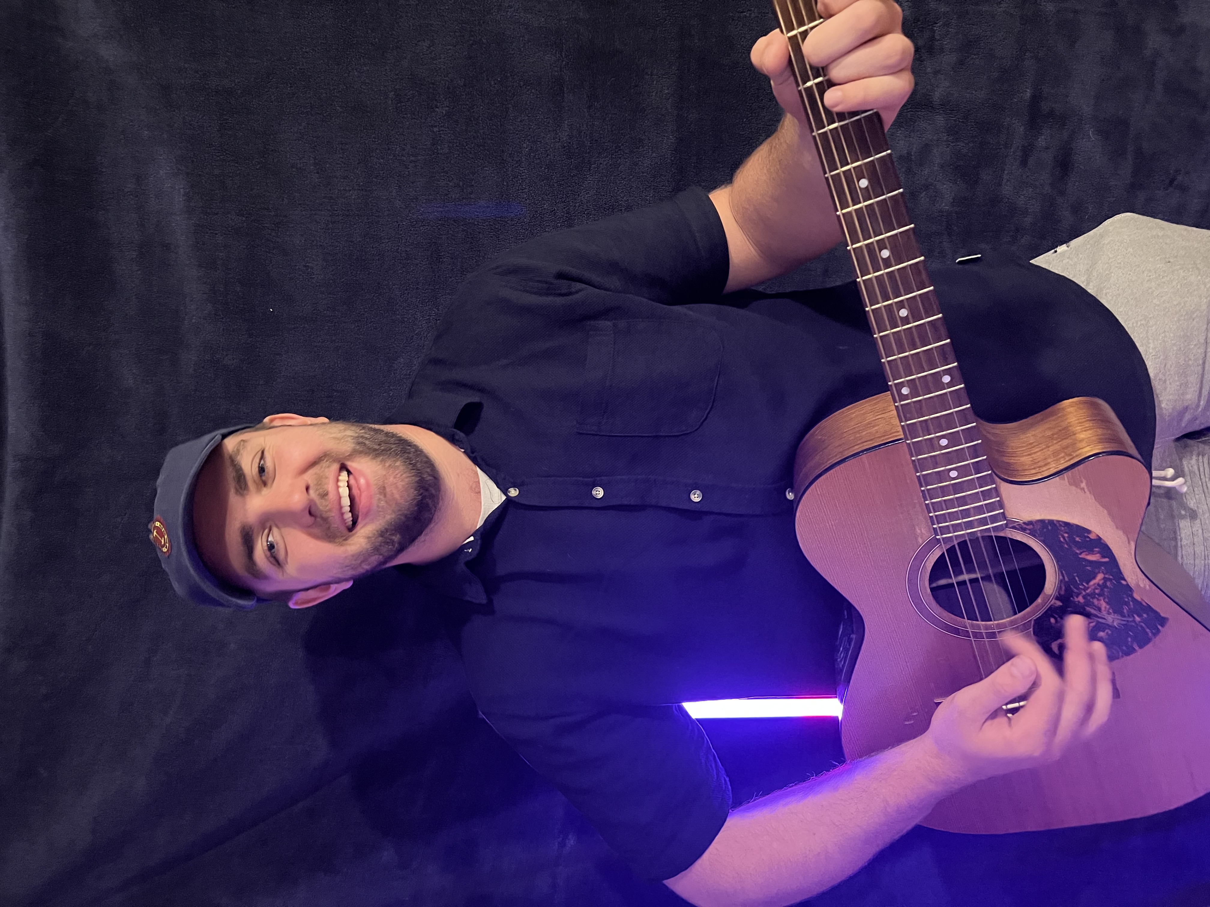 Liam Baker, singer in Ballarat