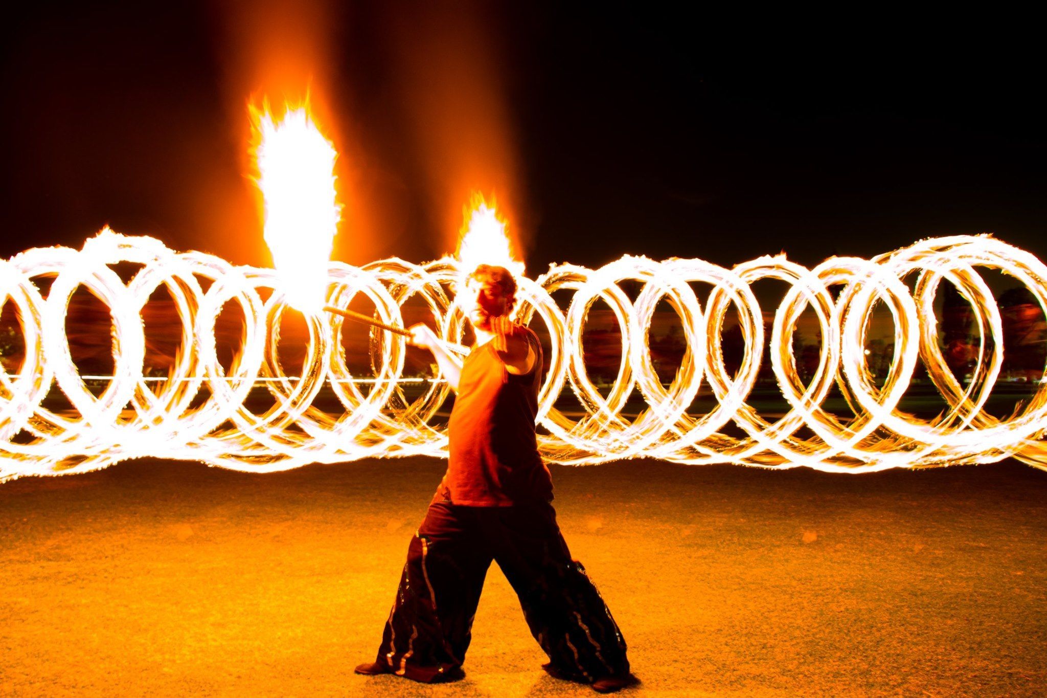 Fire Sorcerer, fire performer in Bathurst