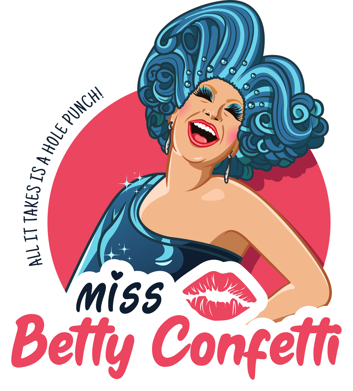 Miss Betty Confetti, drag queen in Bathurst