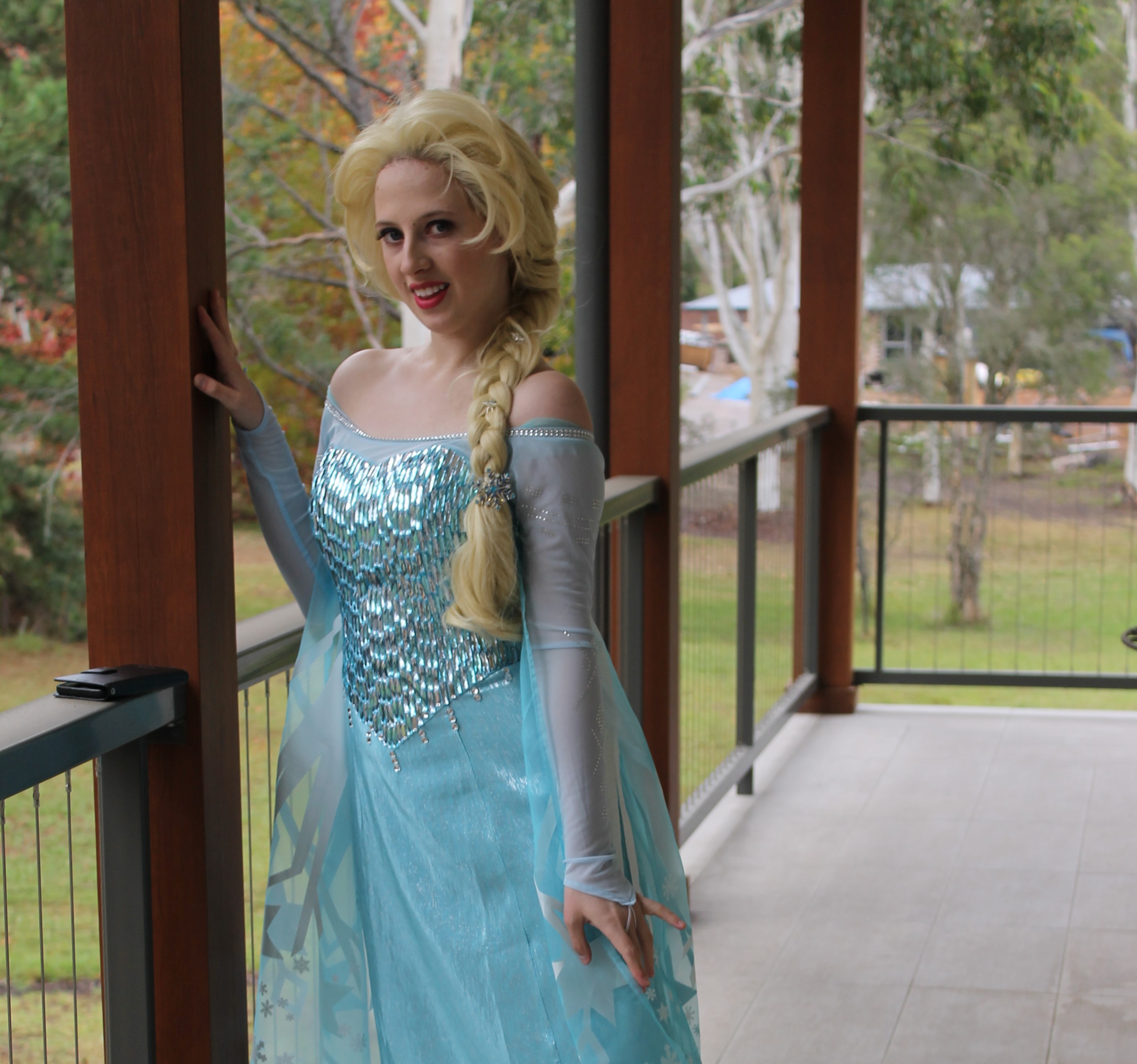 Happily Ever After Parties, princess costume character in Bowral