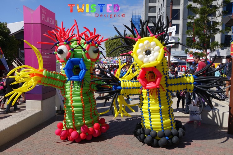 The Balloon Monsters of Twisted Designs, balloon twister in Brisbane