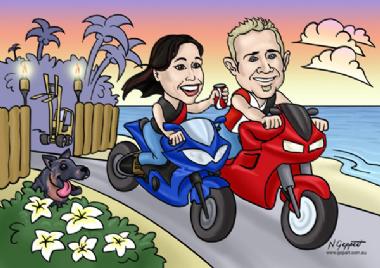 Gep-Art, caricaturist in Brisbane, photo 3
