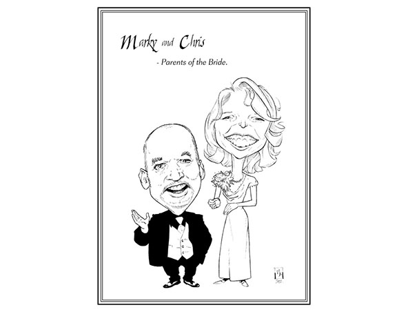 Nigel Bell, caricaturist in Brisbane, photo 2