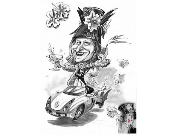 Wayne Flemming, caricaturist in Brisbane, photo 2