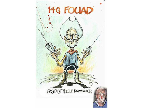 Wayne Flemming, caricaturist in Brisbane, photo 3
