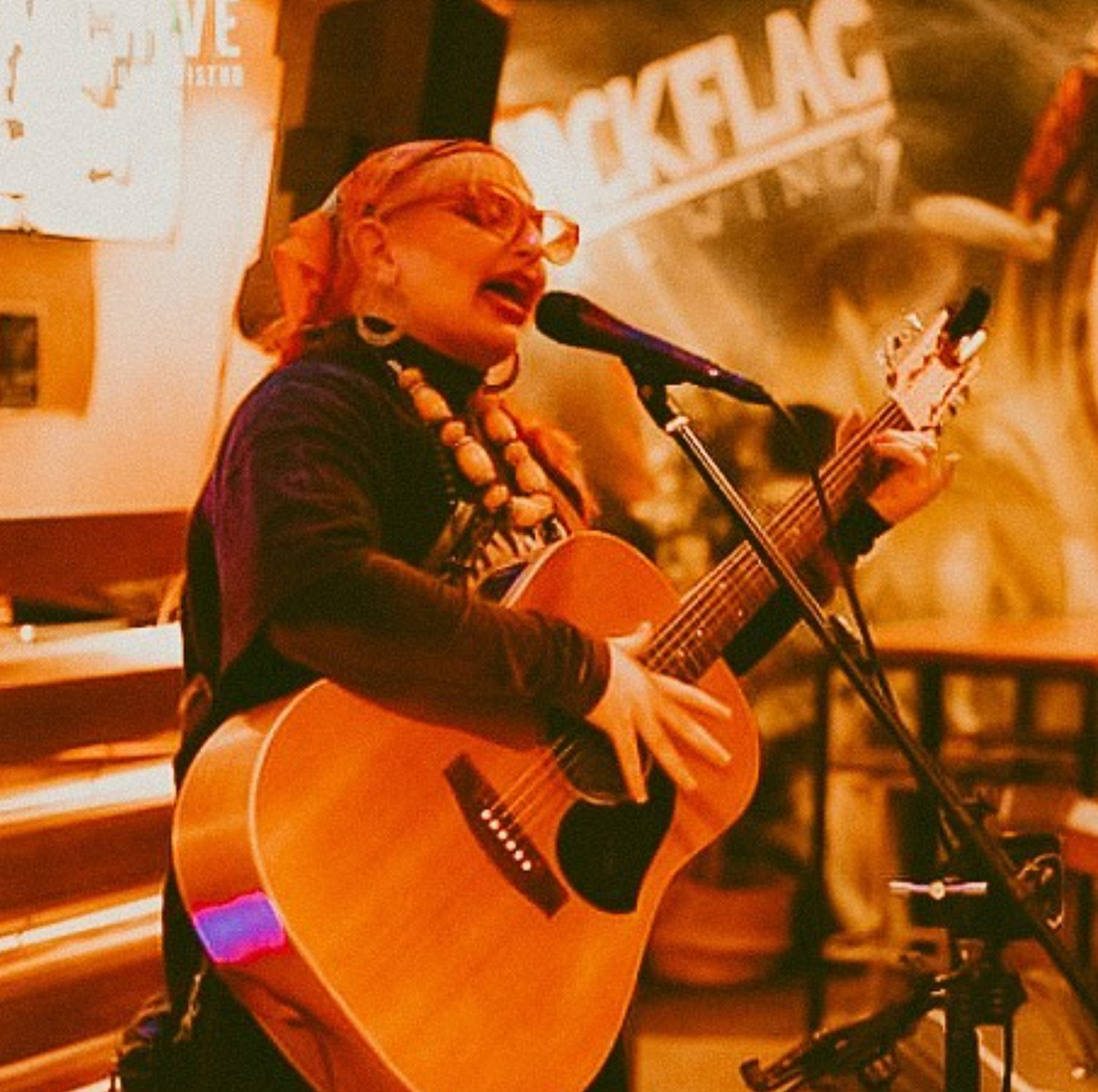 Chelle Janse van Rensburg, singer in Brisbane
