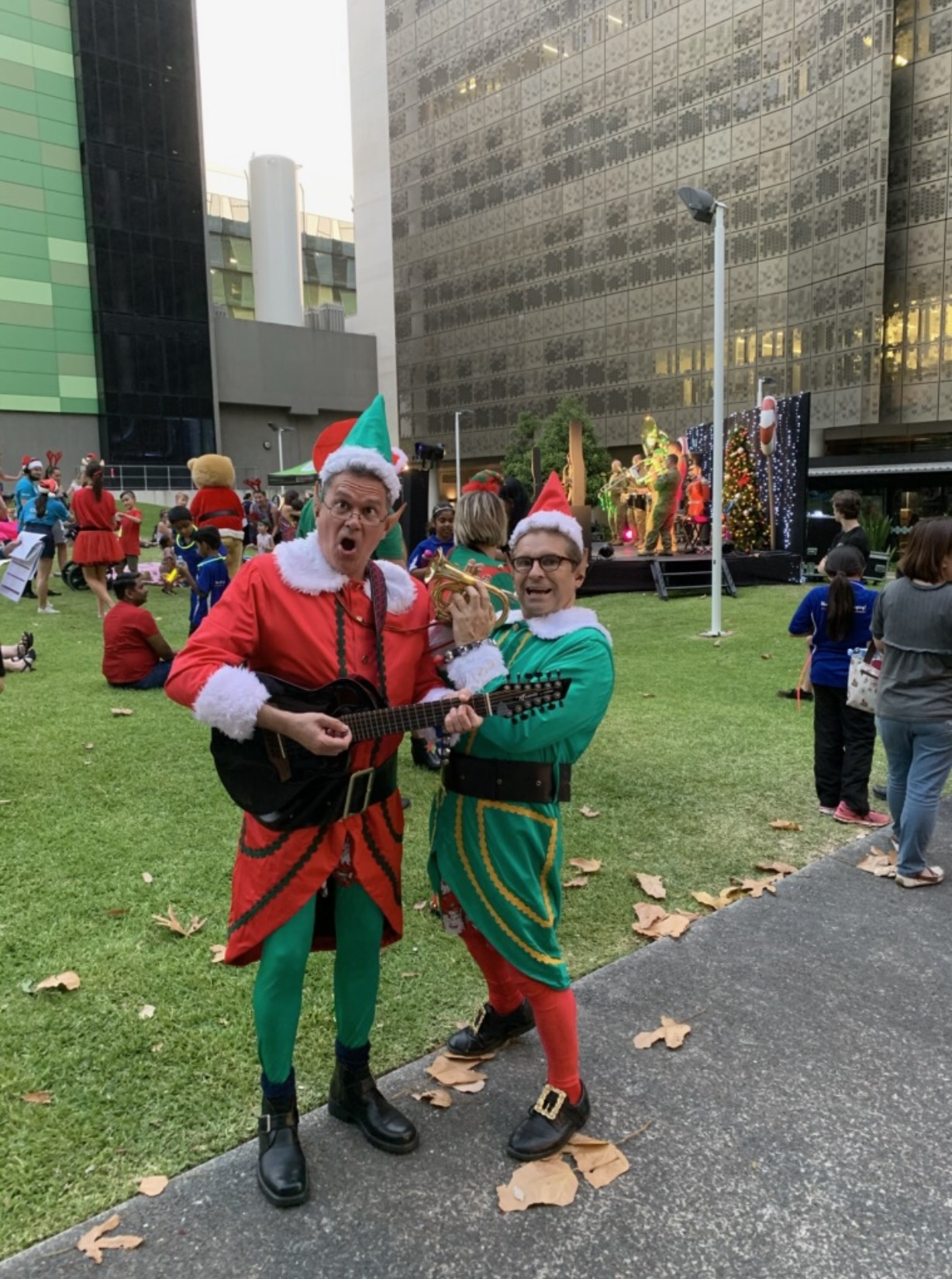 Christmas Elves, christmas carolers in Brisbane