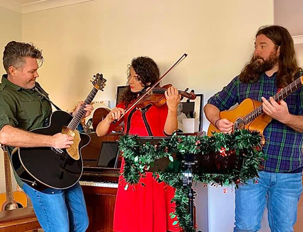 Christmas Sweaters, musical trio in Brisbane