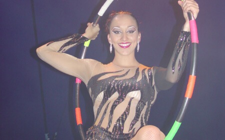 Chantelle Hula Girl, circus act in Brisbane
