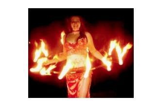 Fire Dancer, live in Brisbane