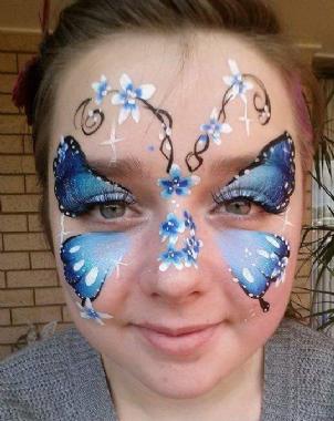 Sparkly Fairy Casey, face painting in Brisbane