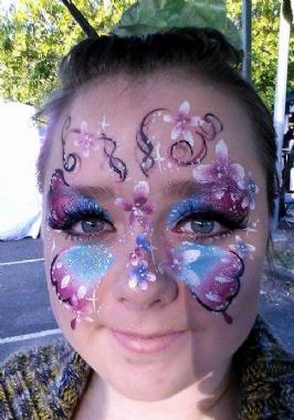 Sparkly Fairy Casey, face painting in Brisbane, photo 3