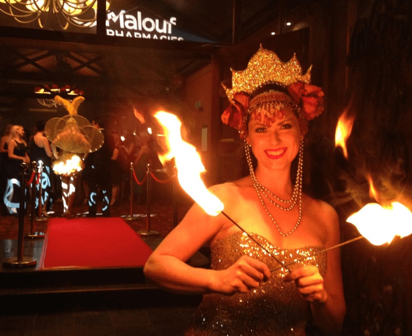 Fire Goddess, fire performer in Brisbane