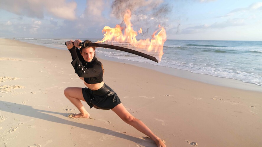 Illumina, fire performer in Brisbane, photo 3