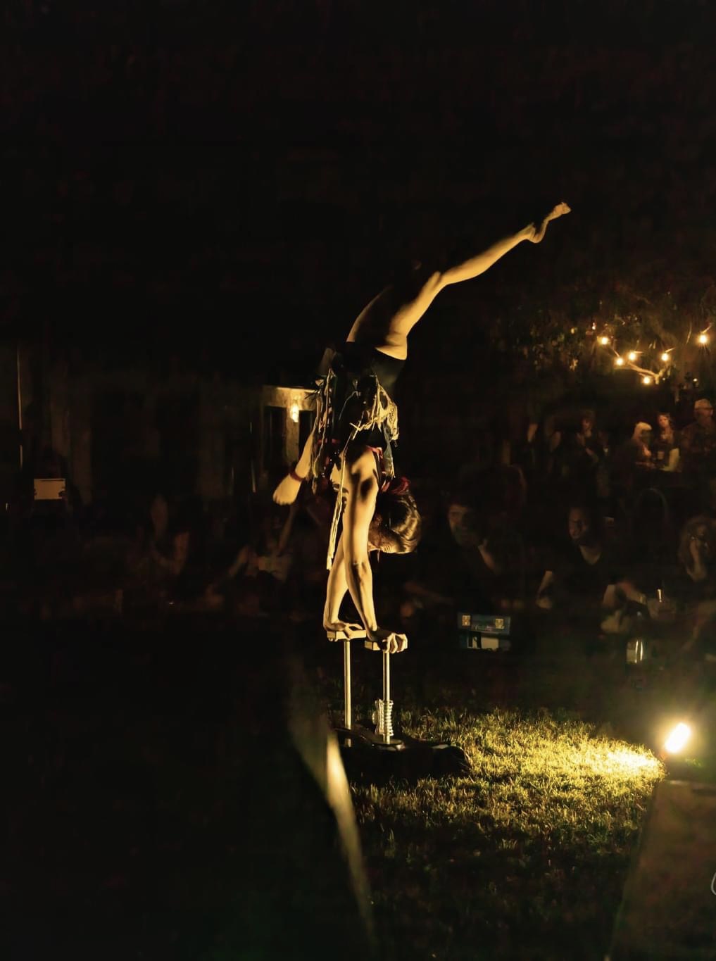 Miss Tara, fire performer in Brisbane