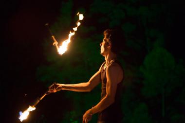 SPUN, fire performer in Brisbane, photo 2