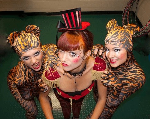 Circus Characters, impersonator in Brisbane