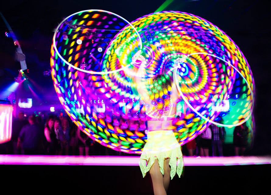 Illuminated Twirling Spectacular, led performer in Brisbane