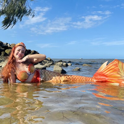 Mermaid Mirabella, mermaid costume character in Brisbane, photo 2