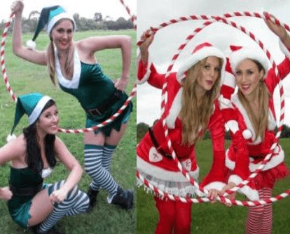 Elf Girls, roving entertainer in Brisbane