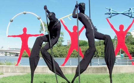 Blax Stilts, stilt walker in Brisbane