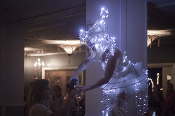 Chandelier Stilt Walkers, live in Brisbane