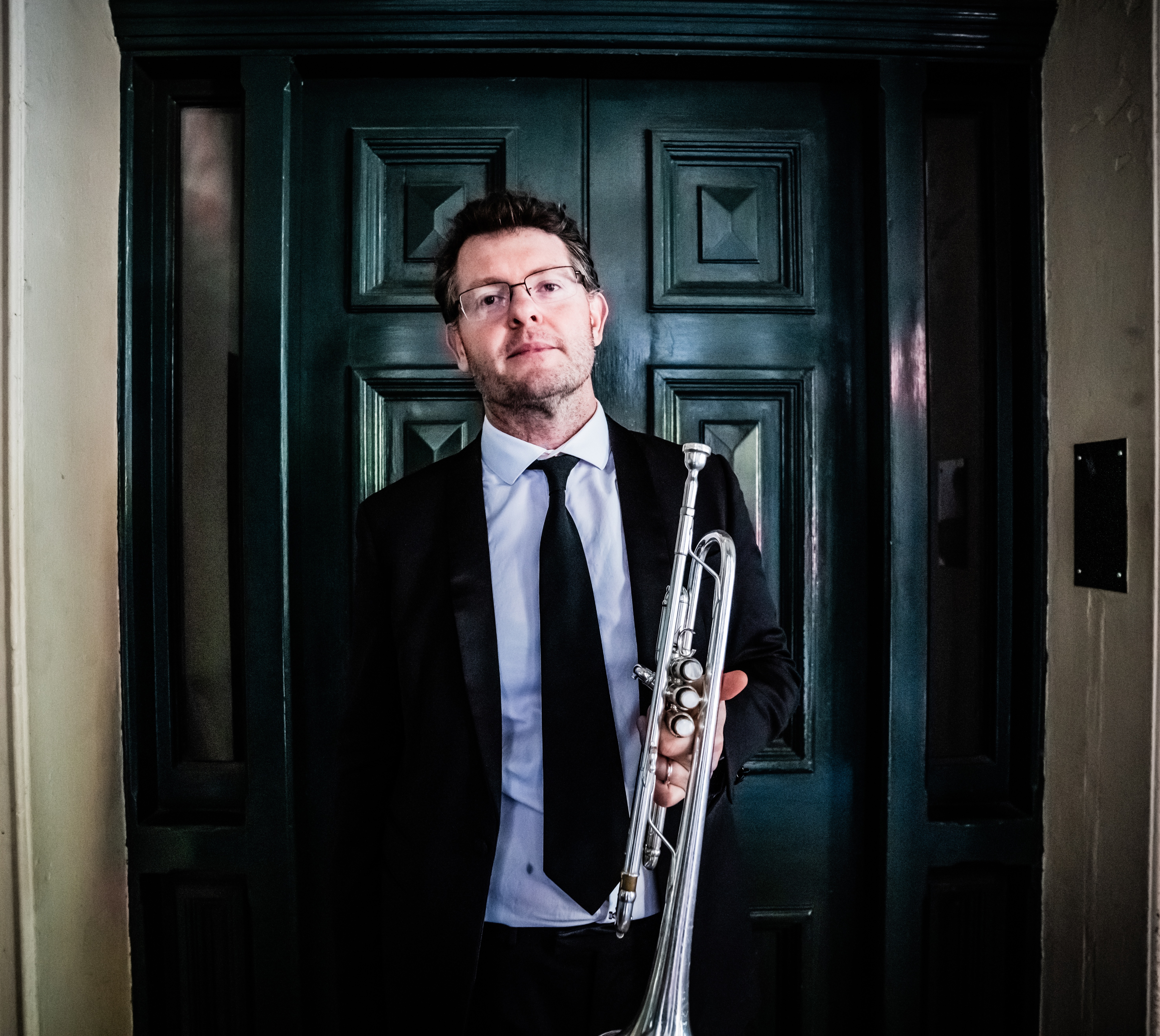 Clint Allen, trumpet player in Brisbane