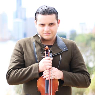 Brandon Woods, violinist in Brisbane
