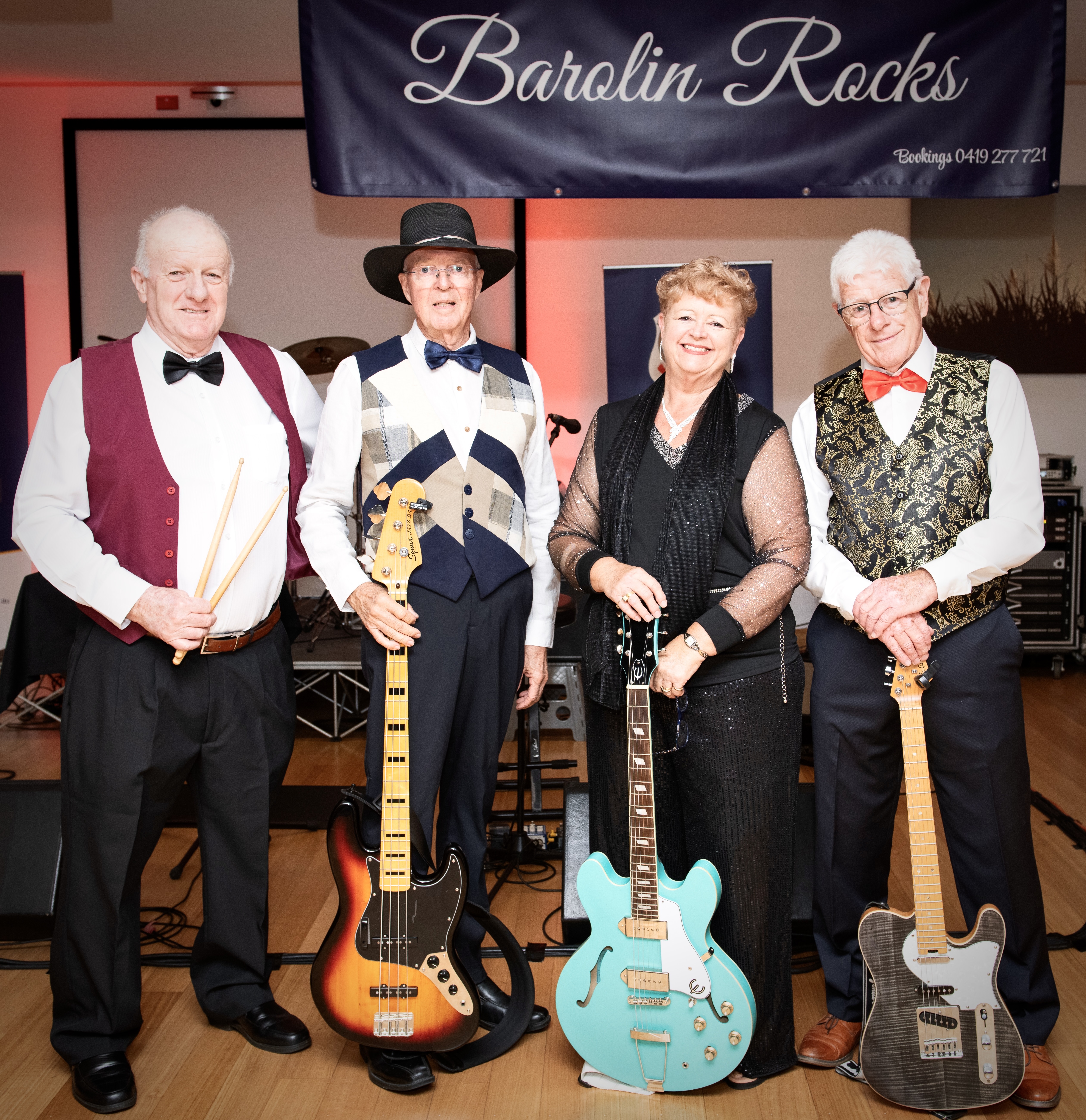 Barolin Rocks, cover band in Bundaberg Central