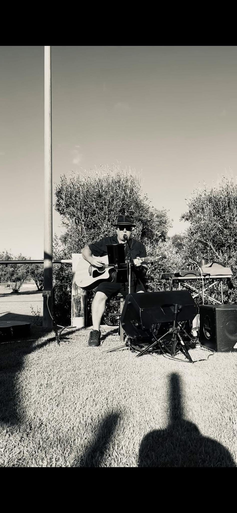 Brad McLeod, guitarist in Busselton
