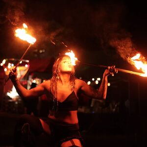 Alektra Entertainment, fire performer in Byron Bay, photo 2