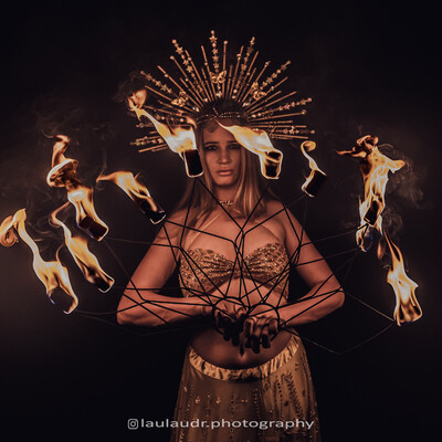 Chaosmic Entertainment, fire performer in Byron Bay, photo 2