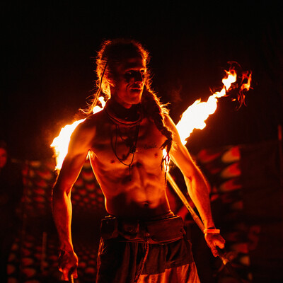 Fyrelaw, fire performer in Canberra, photo 2