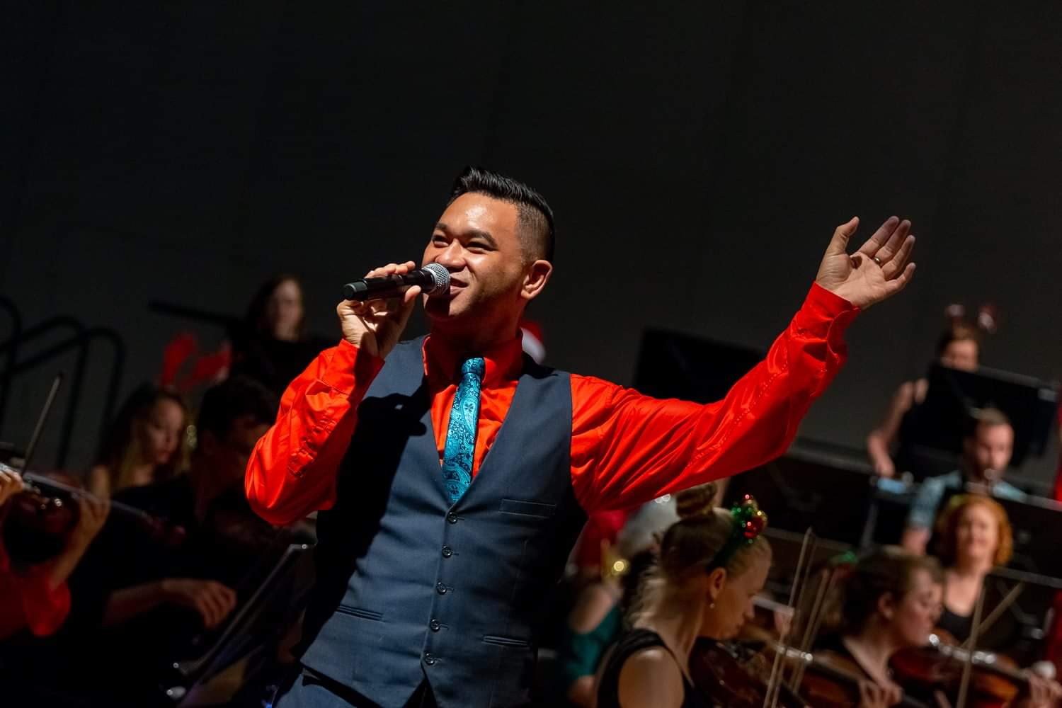 Shalom Kaa, mc-master of ceremonies in Darwin
