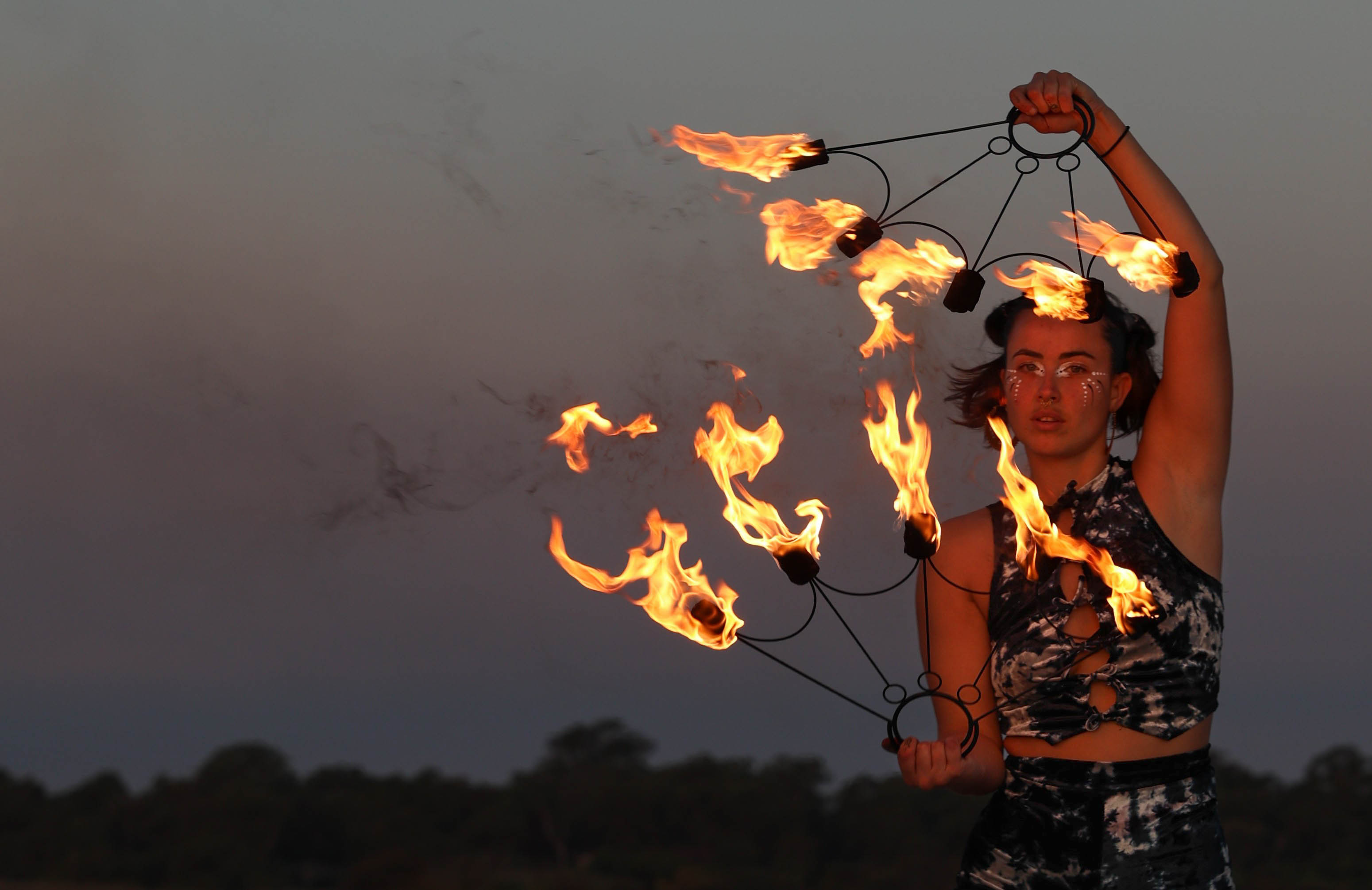 Serpent of Fire, fire performer in Denmark