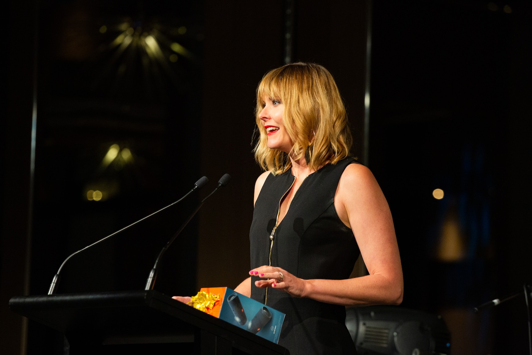 Fiona Cornelisse, mc-master of ceremonies in Perth