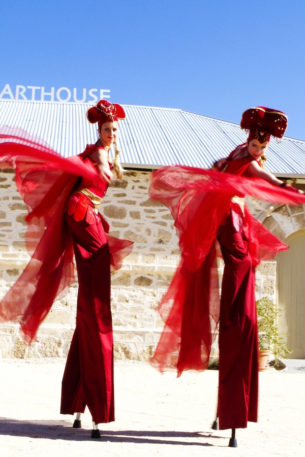 FLAME, stilt walker in Perth, photo 2